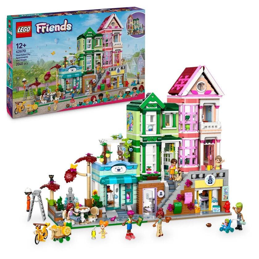 LEGO Friends 42670, Heartlake Citys leiligheter og butikker