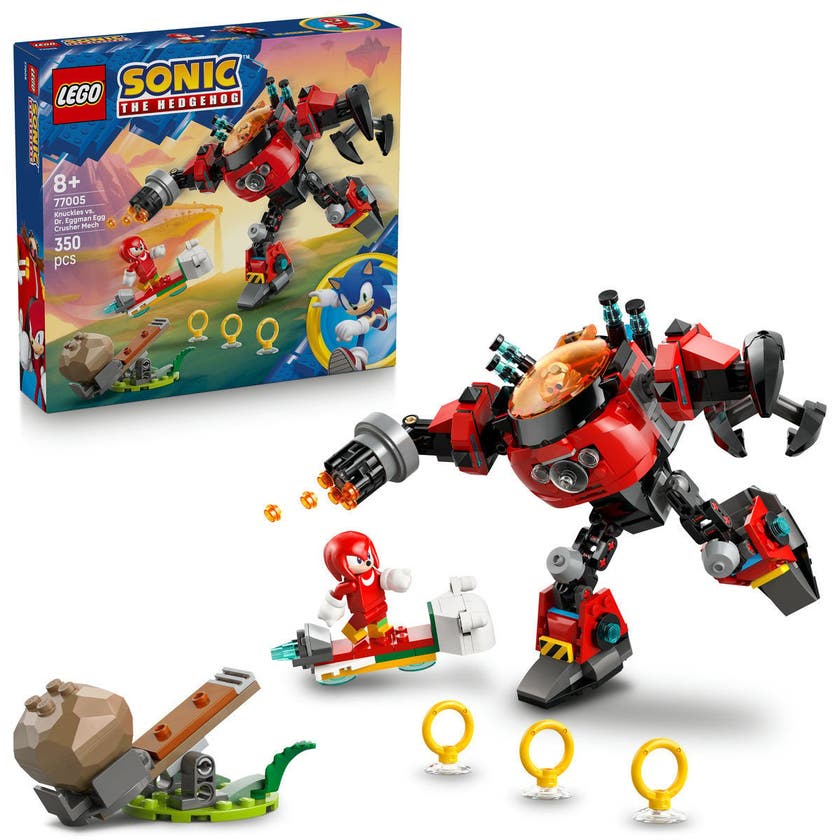 LEGO Sonic the Hedgehog™ 77005, Knuckles mot Dr. Eggmans Egg Crusher-robot