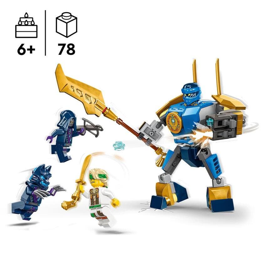 LEGO NINJAGO 71805, Jays robotkamp-pakke