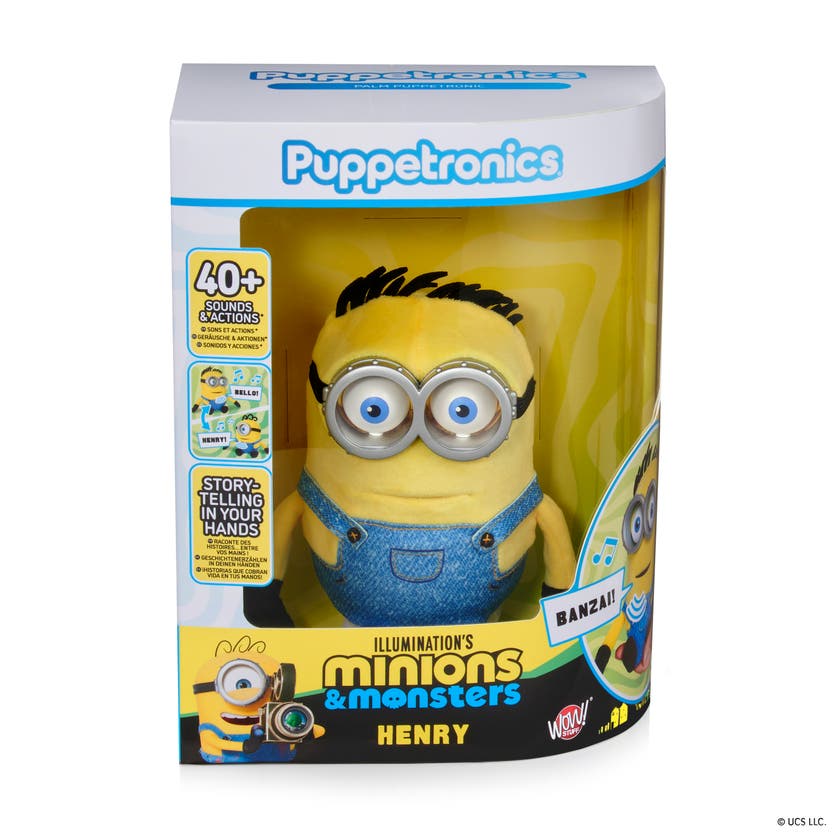 Universal Minions Henry Palm Puppetronic 25 cm
