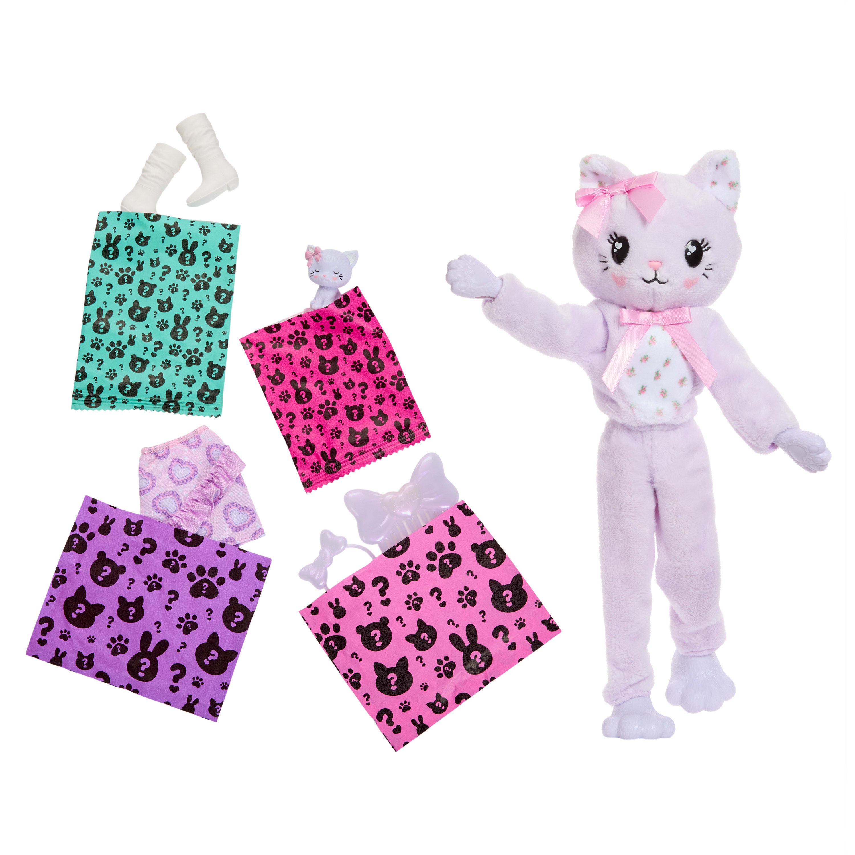Barbie Cutie Reveal Cuddly – Kattunge med 10 overraskelser