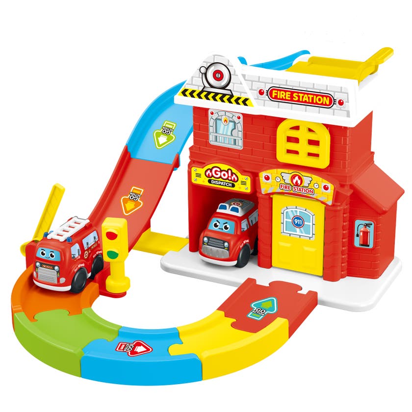 KID - Brannstasjon med bilbane