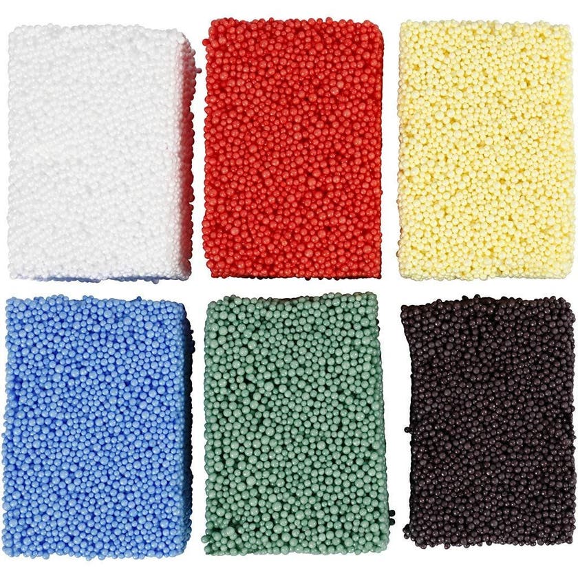 Soft Foam, standardfarger, 6x10 g
