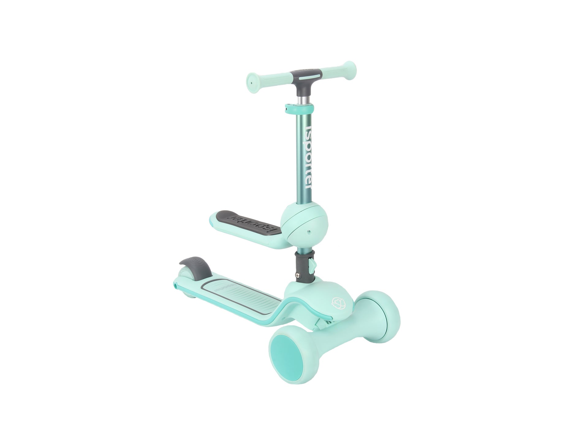Skills - Scooter med sete grønn