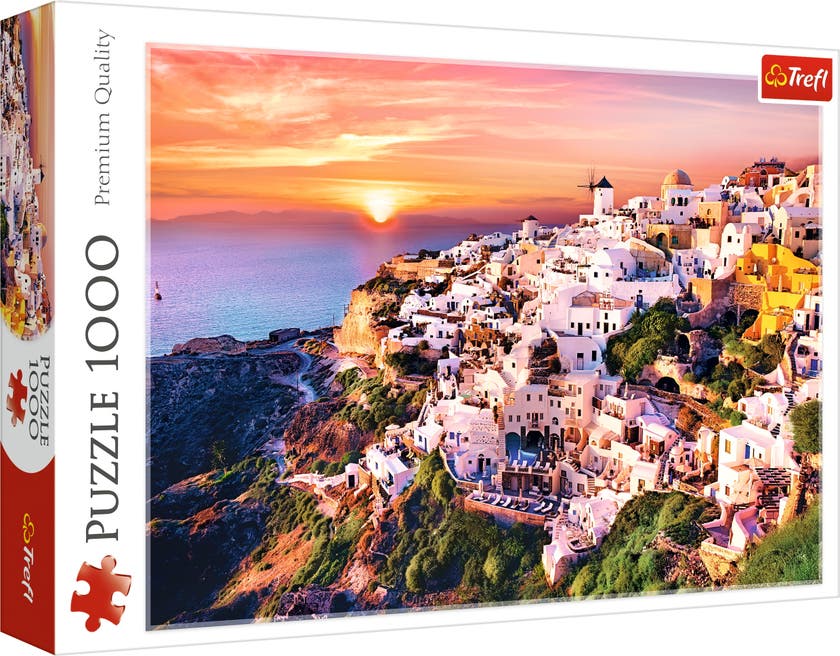 Trefl Sunset over Santorini 1000-bits puslespill