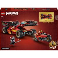 LEGO® NINJAGO® 15-årsjubileumsutgaven av Kais X-1 ninjabil. Byggesett med tre minifigurer 71867