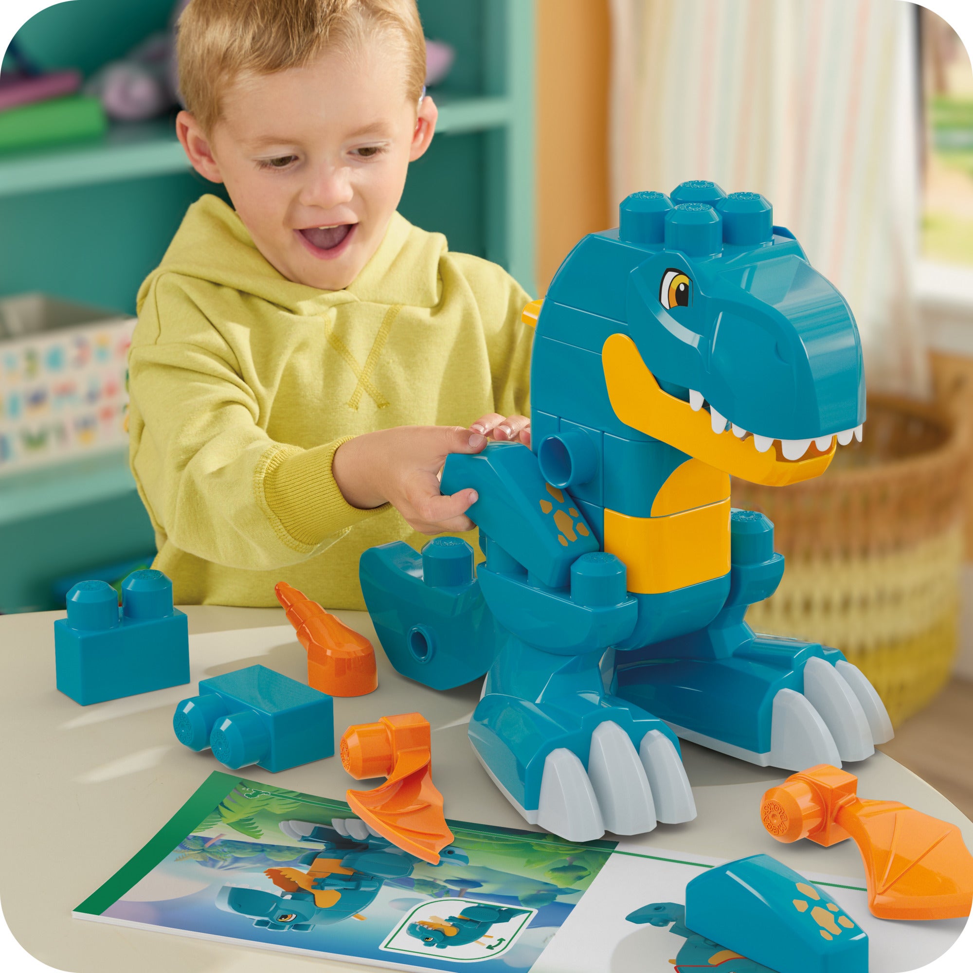 MEGA BLOKS Build & Chomp dinosaur