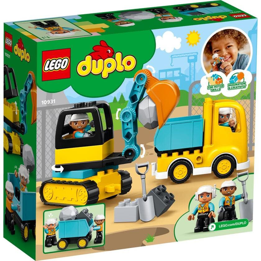 LEGO Duplo 10931, Lastebil og gravemaskin