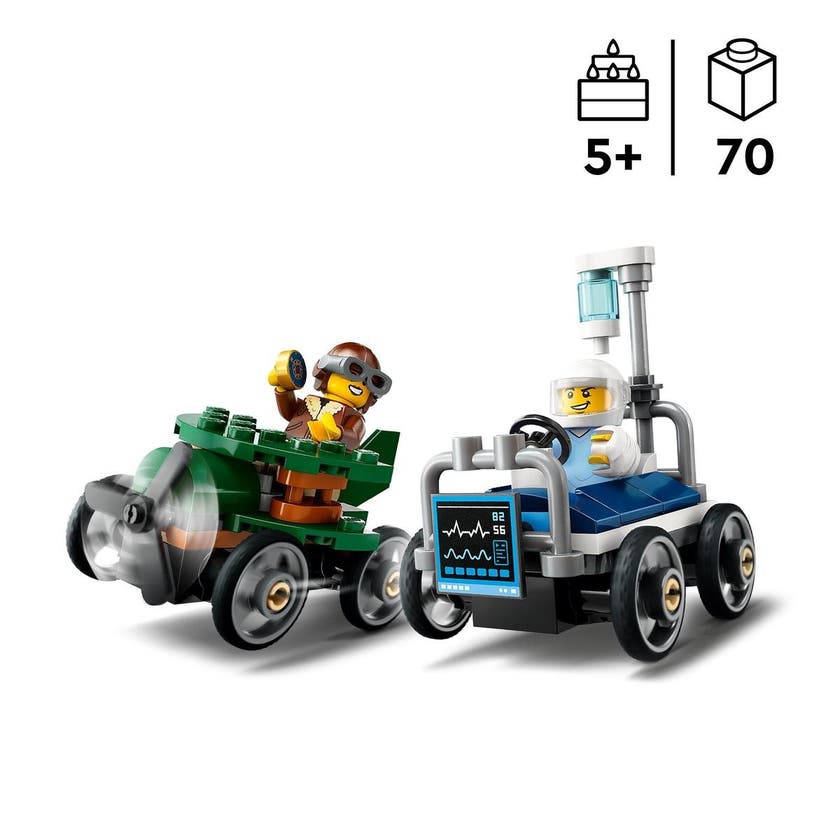 LEGO City Great Vehicles 60459, Fly mot sykehusseng – racingpakke