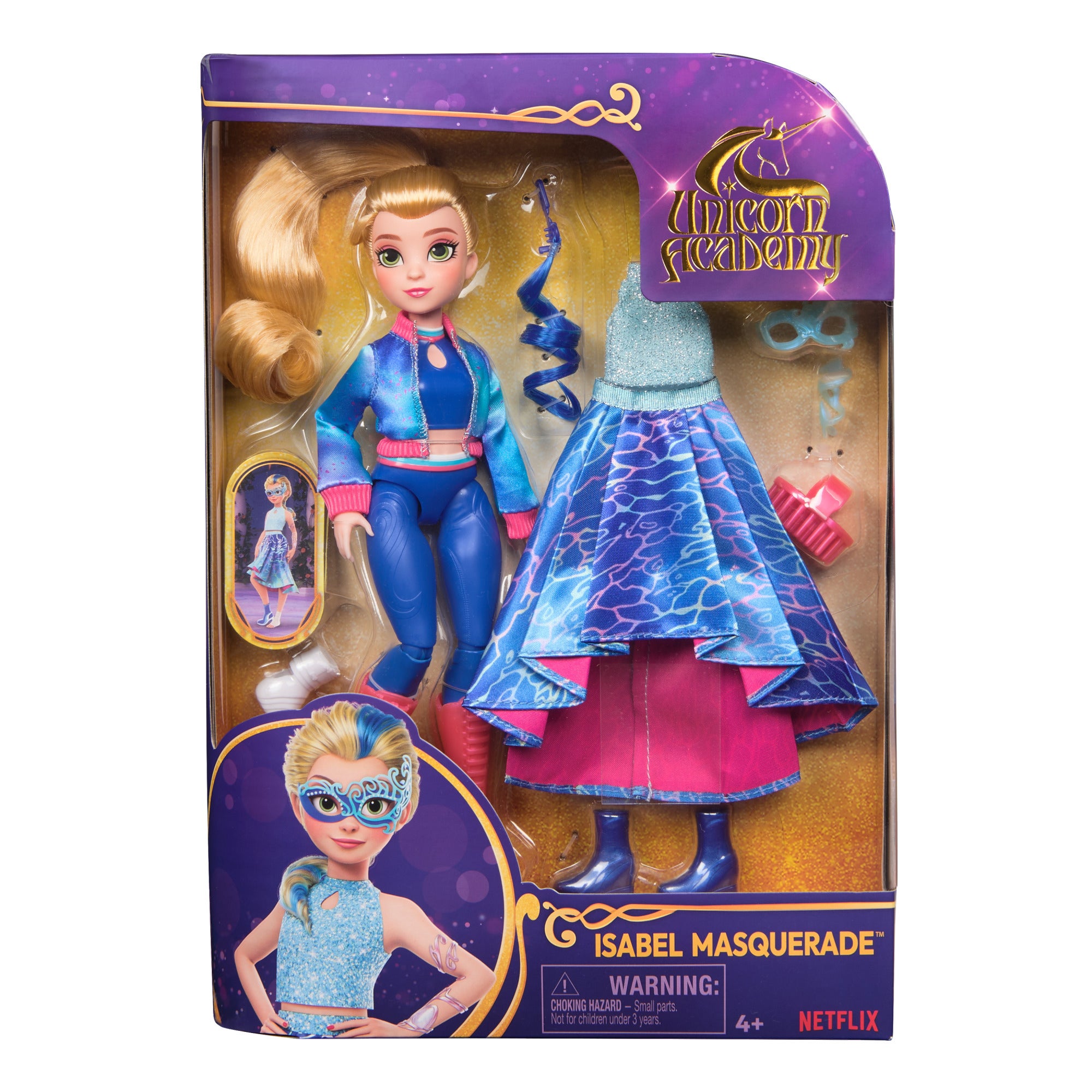 Unicorn Academy Dlx Dukke Isabel Maskerade 24 cm