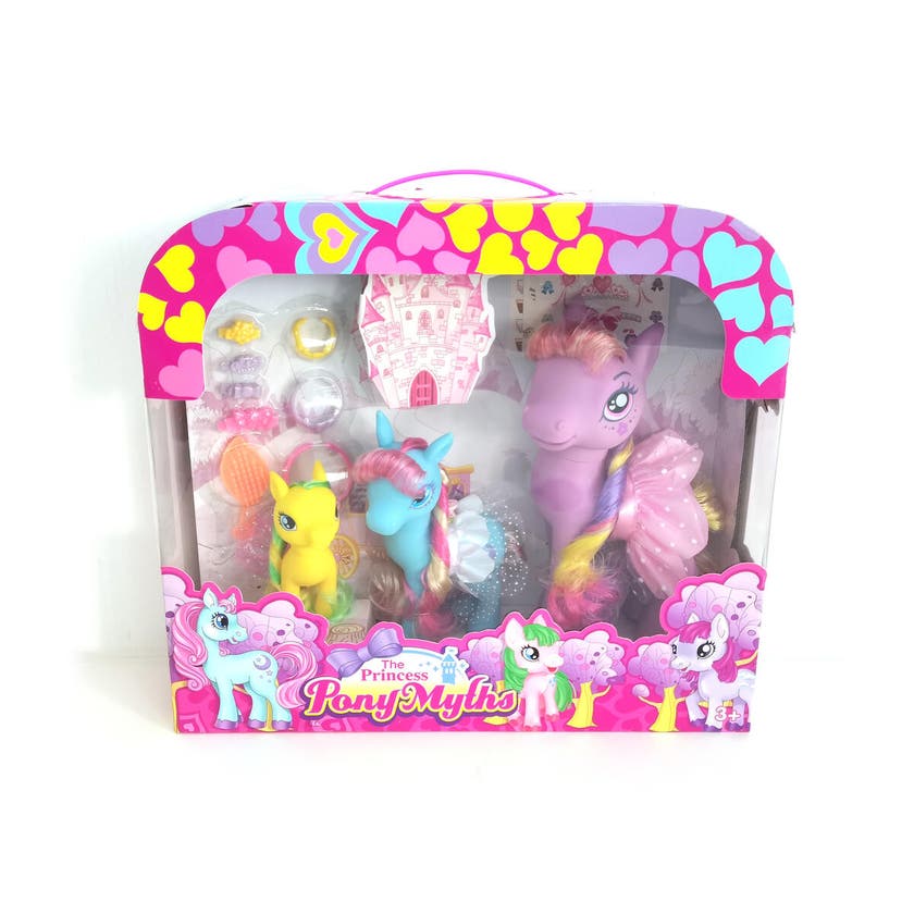 Pony Myths 3 stk med tilbehør