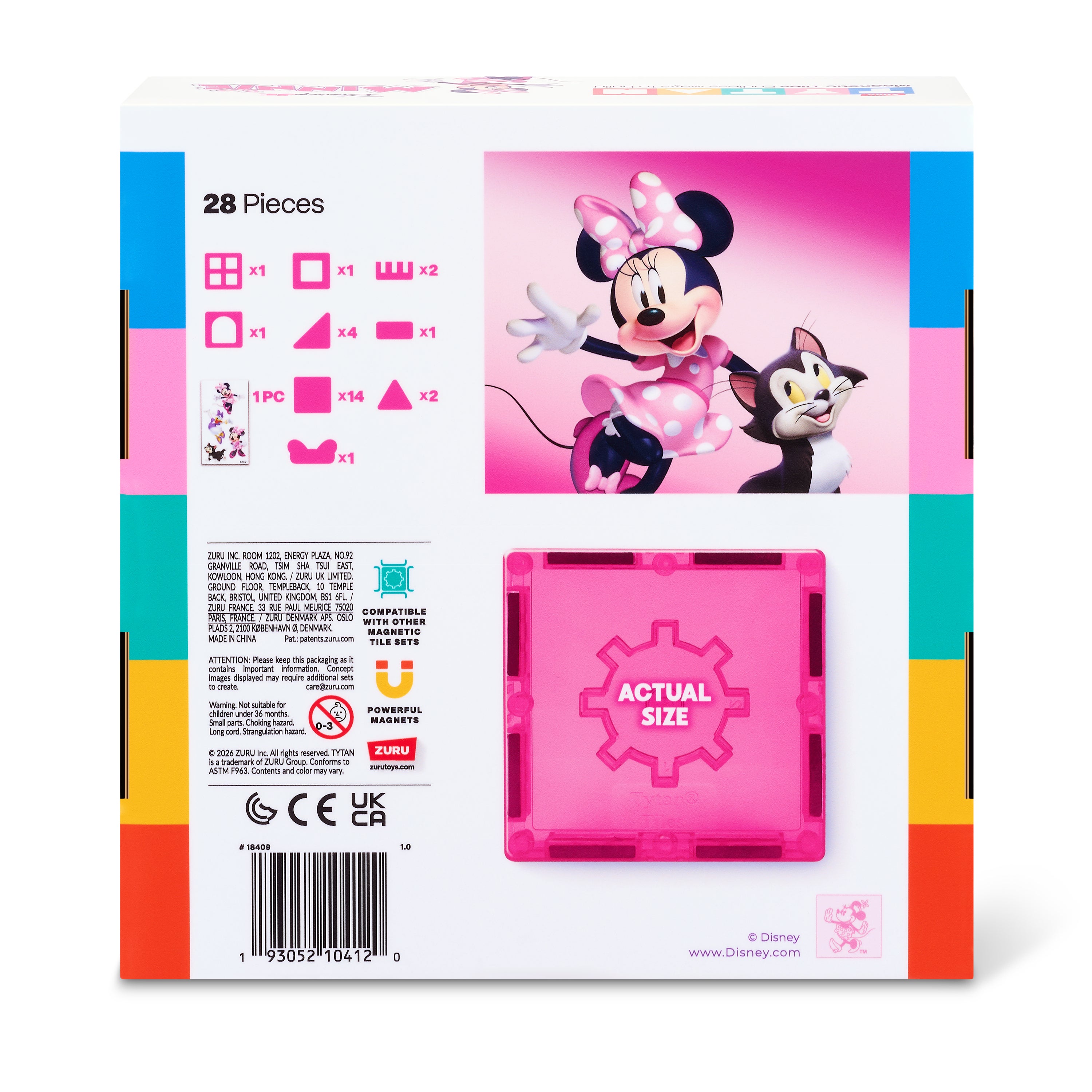 Minnie Mouse TYTAN magnetisk byggesett
