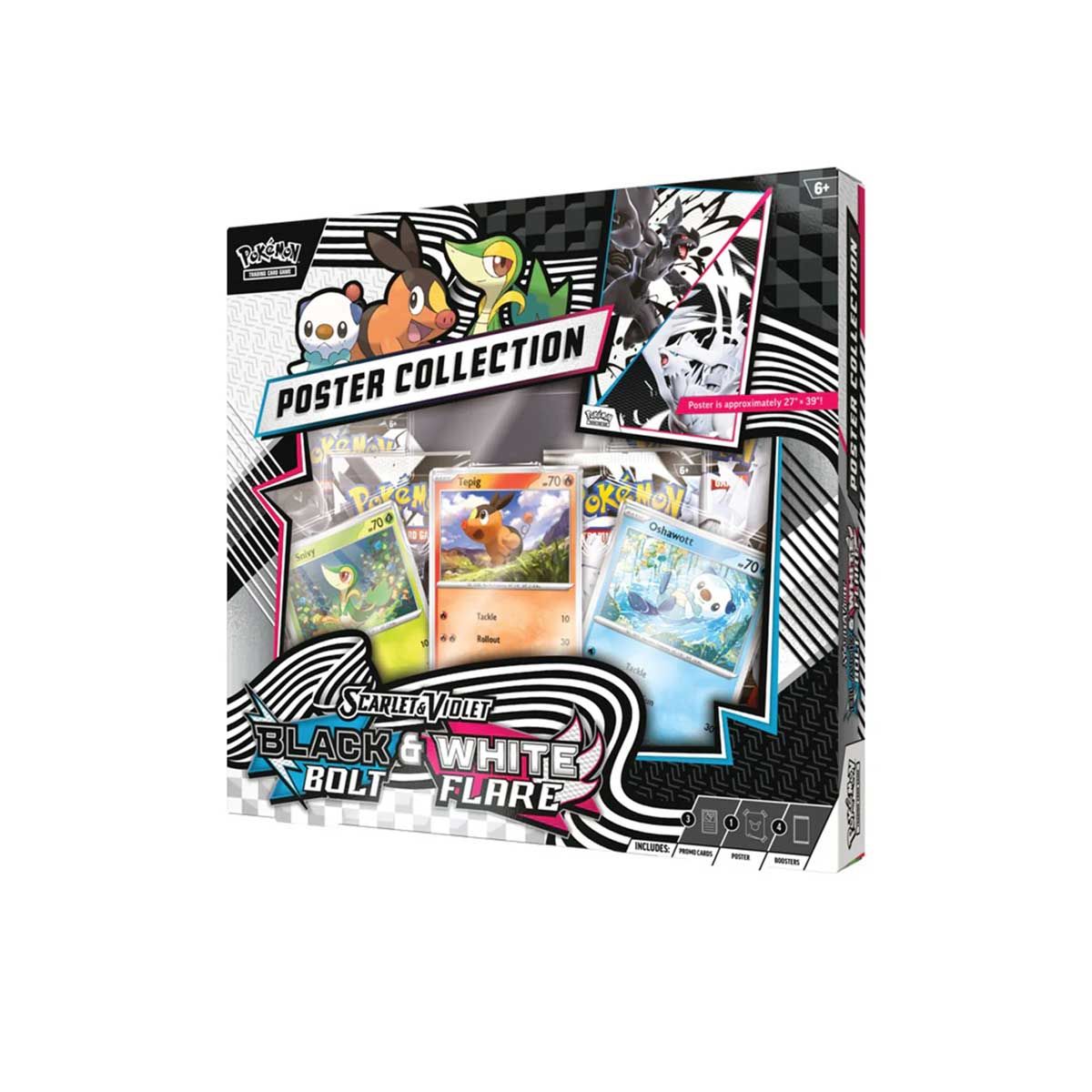 Pokemon Plakatsamling Scarlet & Violet, Black Bolt & White Flare