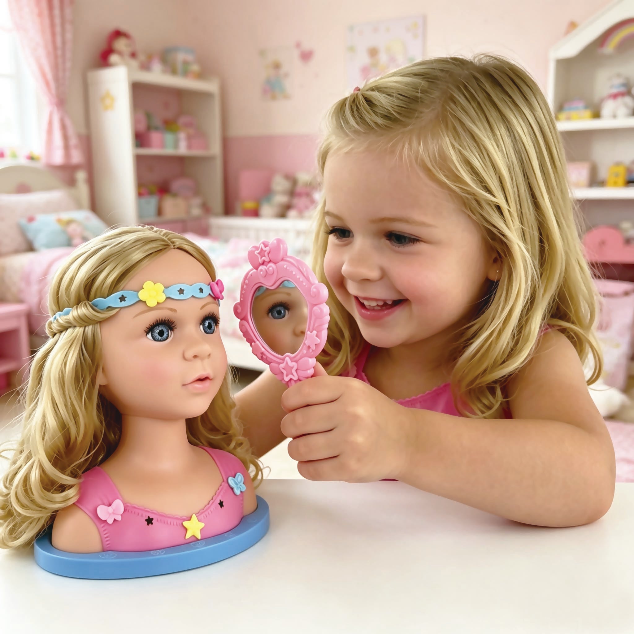 Be Friends Frisyrhode Lilly Blond
