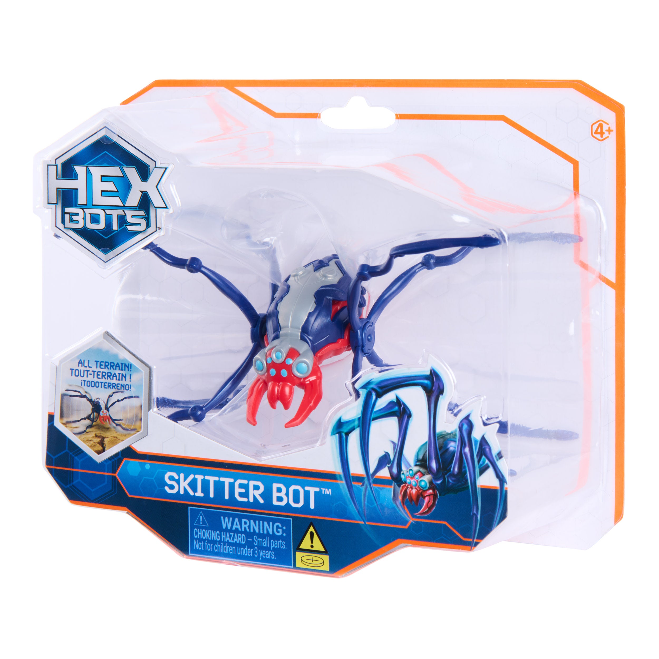 HEX BOTS Skitter Bot Spider, spindelrobot for 4+ år