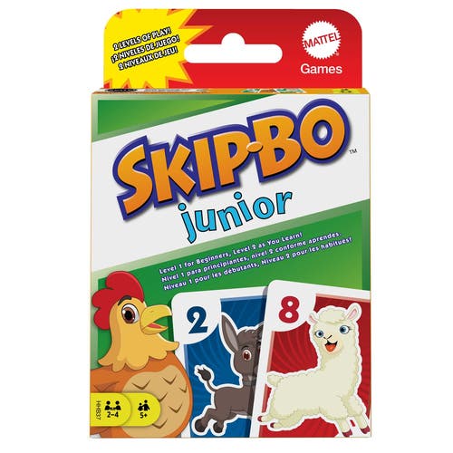 Skip-Bo Junior kortspill fra Mattel Games