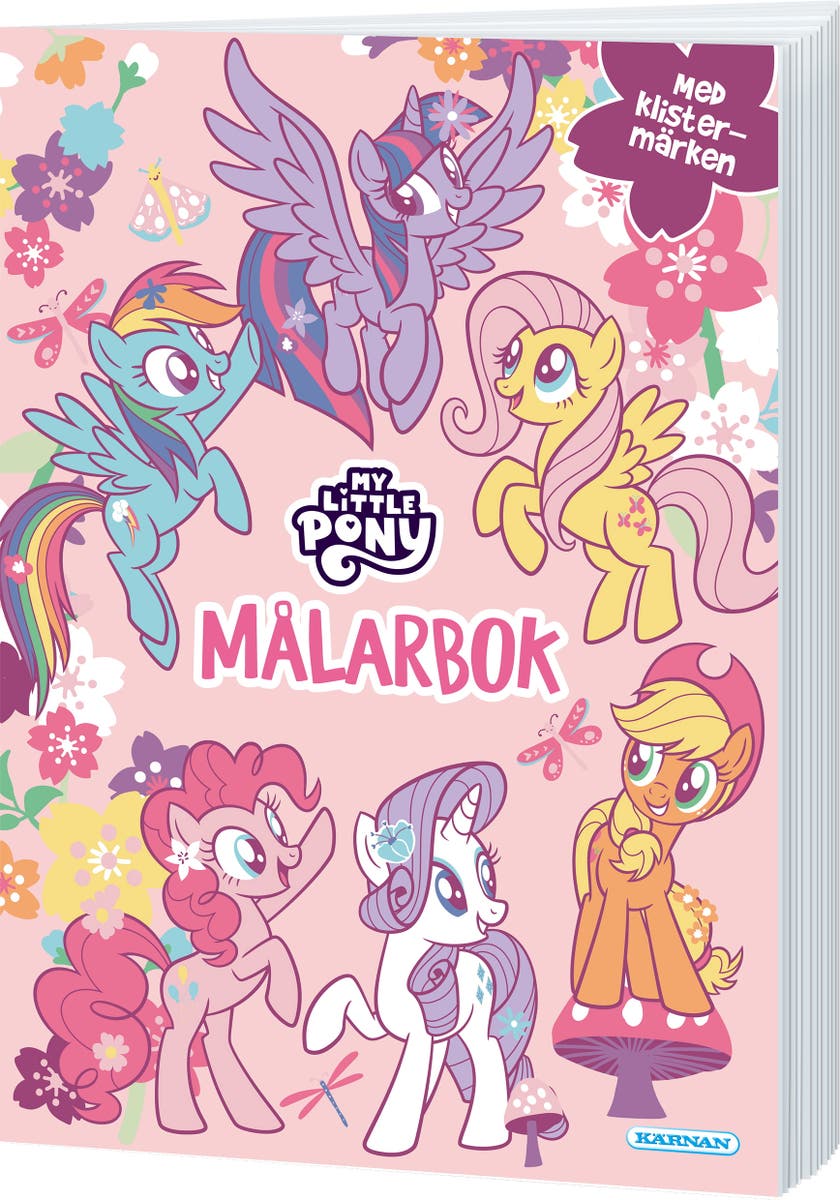My Little Pony malingbok med klistremerker