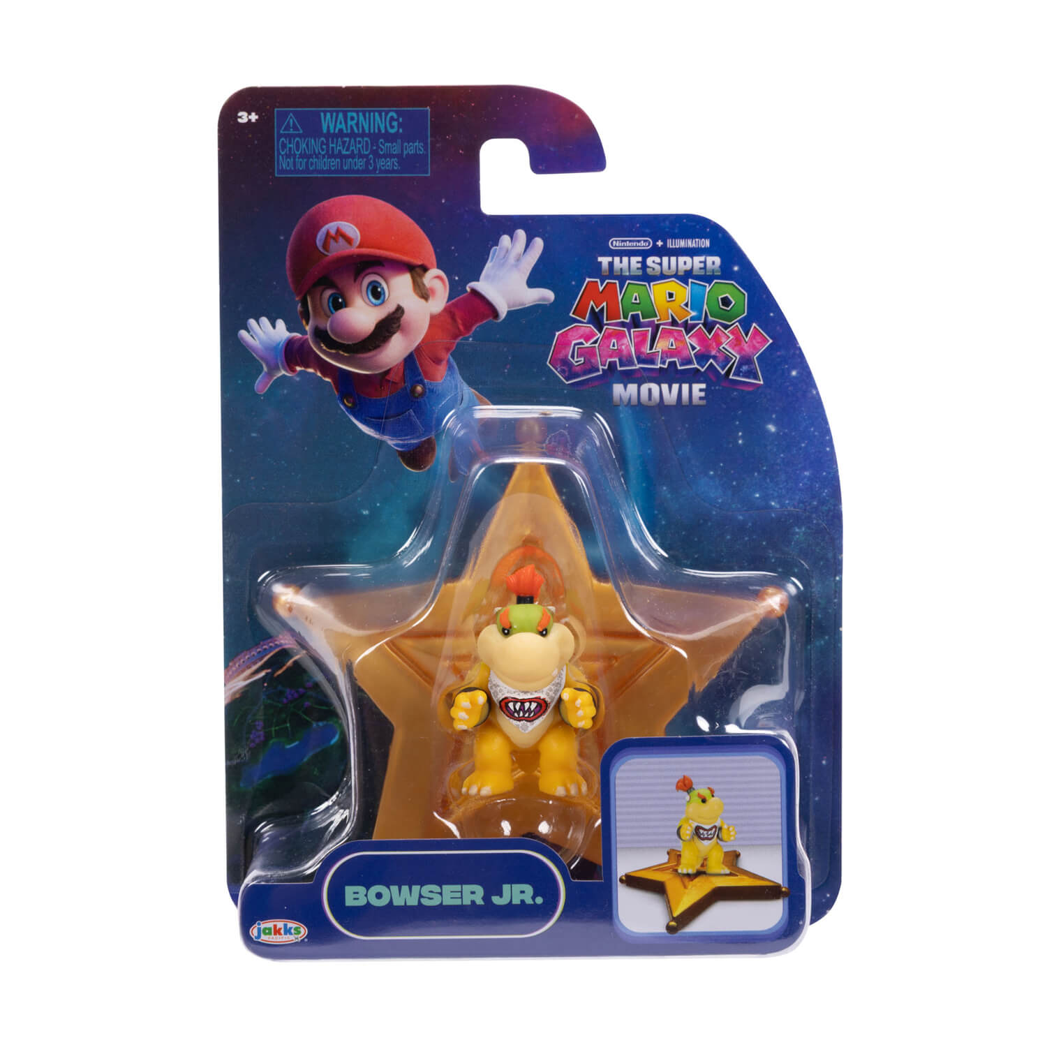 Super Mario Galaxy Movie minifigur 1,5" med stjernetilbehør