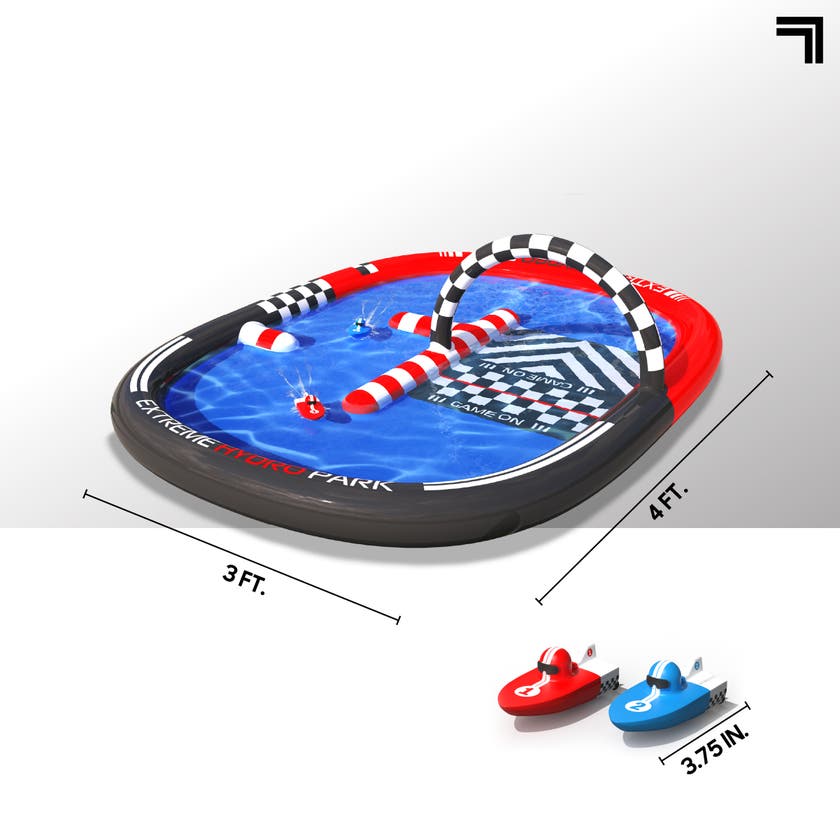 Sharper Image RC Hydro Park Racers med oppblåsbar pool