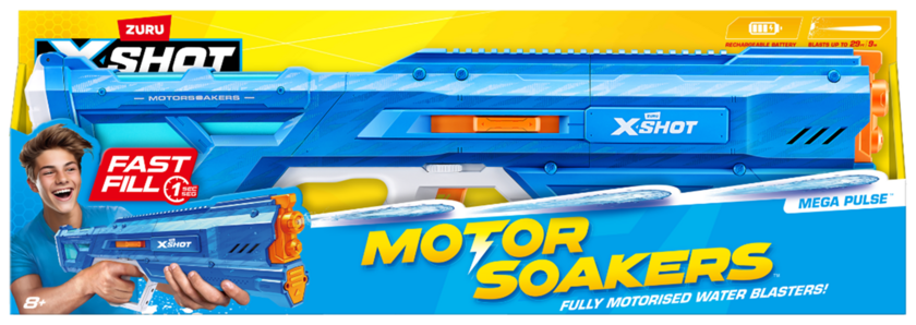 XSHOT Water, rask påfyll stor motor vanndusj