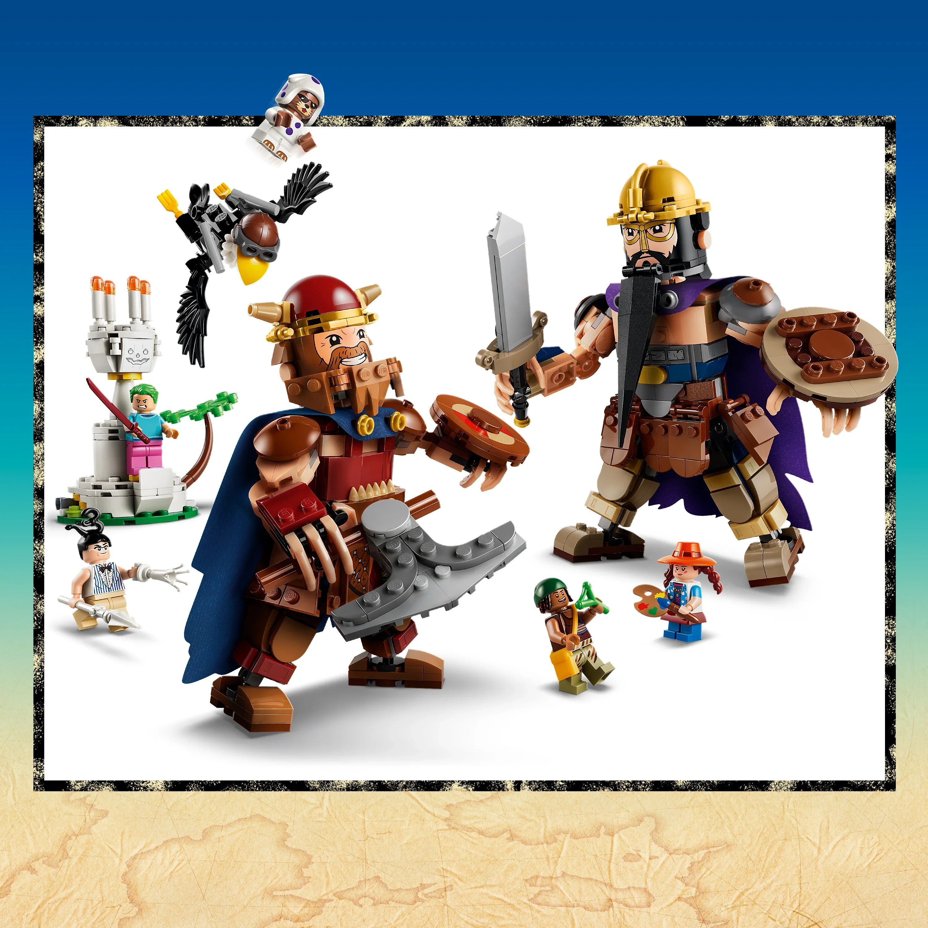 LEGO ONE PIECE, Dorry mot Brogy 75644