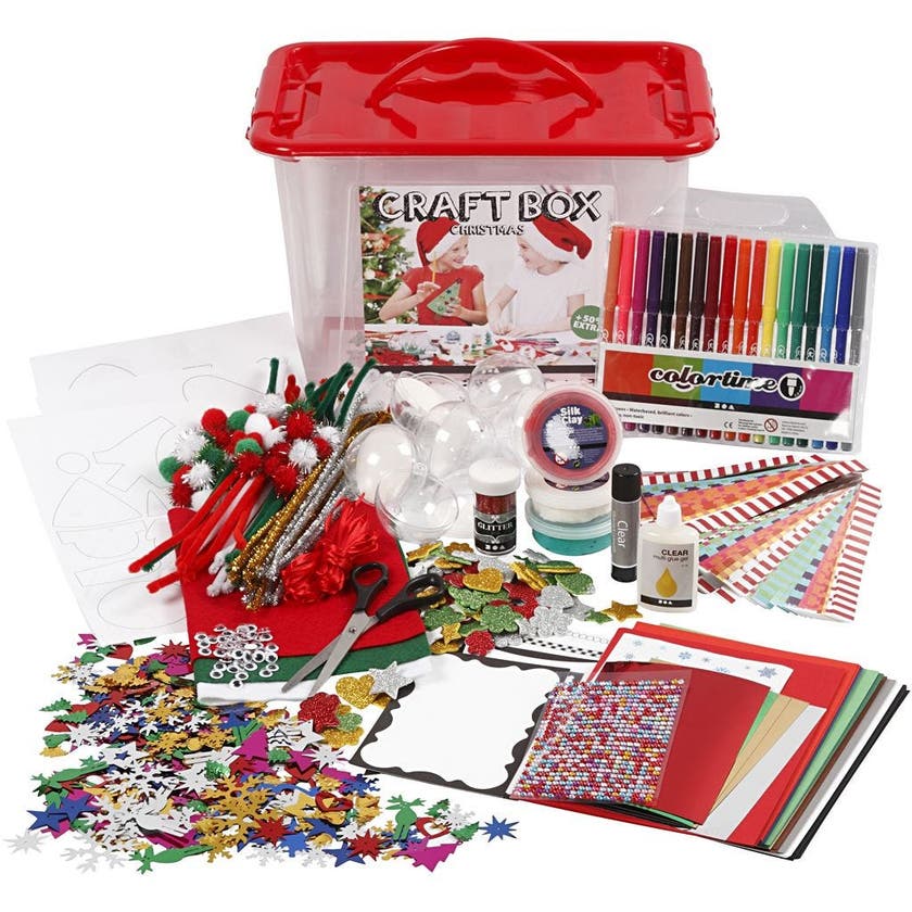 Hobbyboks, blandede farger
