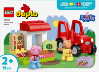 LEGO® DUPLO® Peppa Gris Traktor og marked, byggeleke 10468