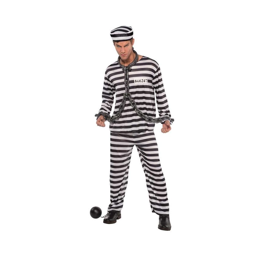 Halloween, Fangeantrekk Stripete M/L 50-52