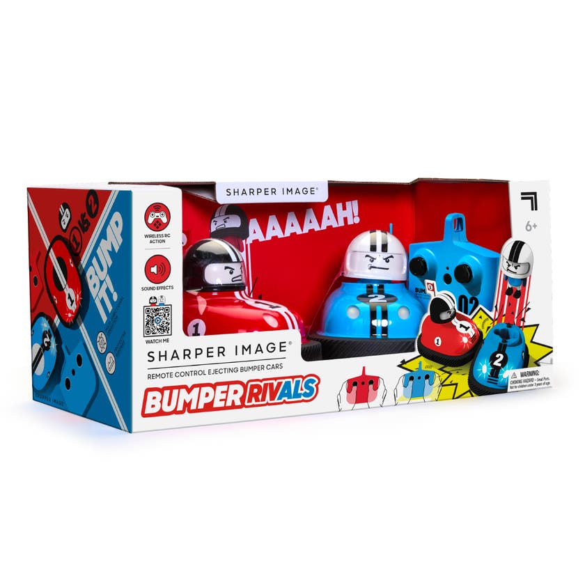 Sharper Image RC Speed Bumper Road Rage – radiostyrte kollisjonsbiler for to