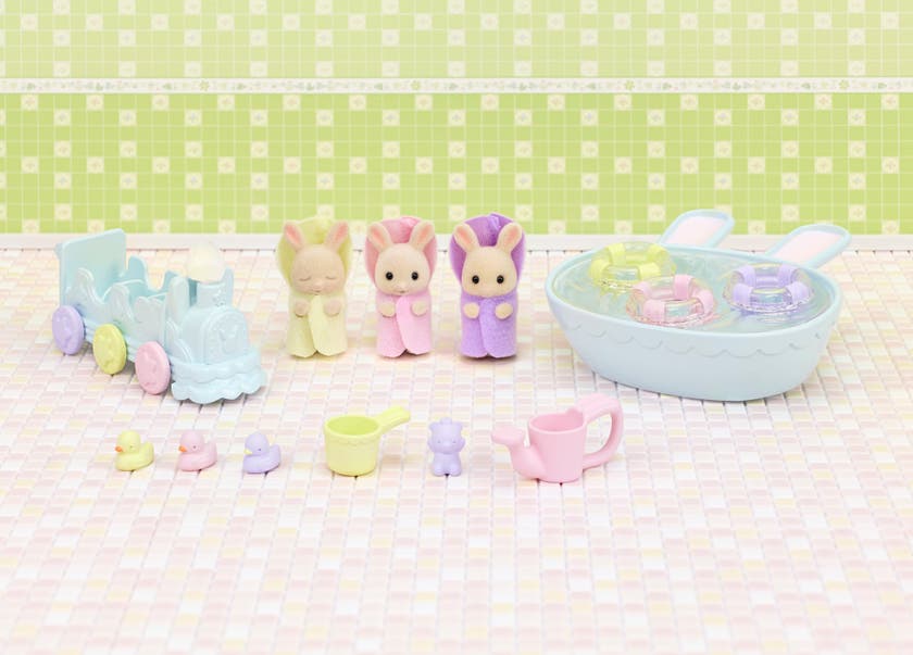 Sylvanian Families - Trillingbabyenes badepakke