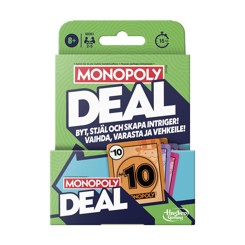 Hasbro Monopoly Deal Kortspill