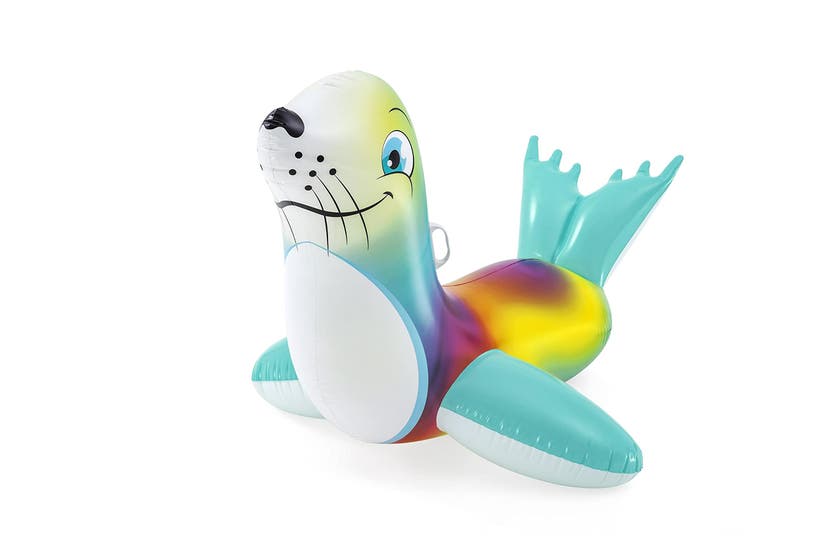 Oppblåsbar sel ride-on fra 3 år – Bestway Flash 'N Splash