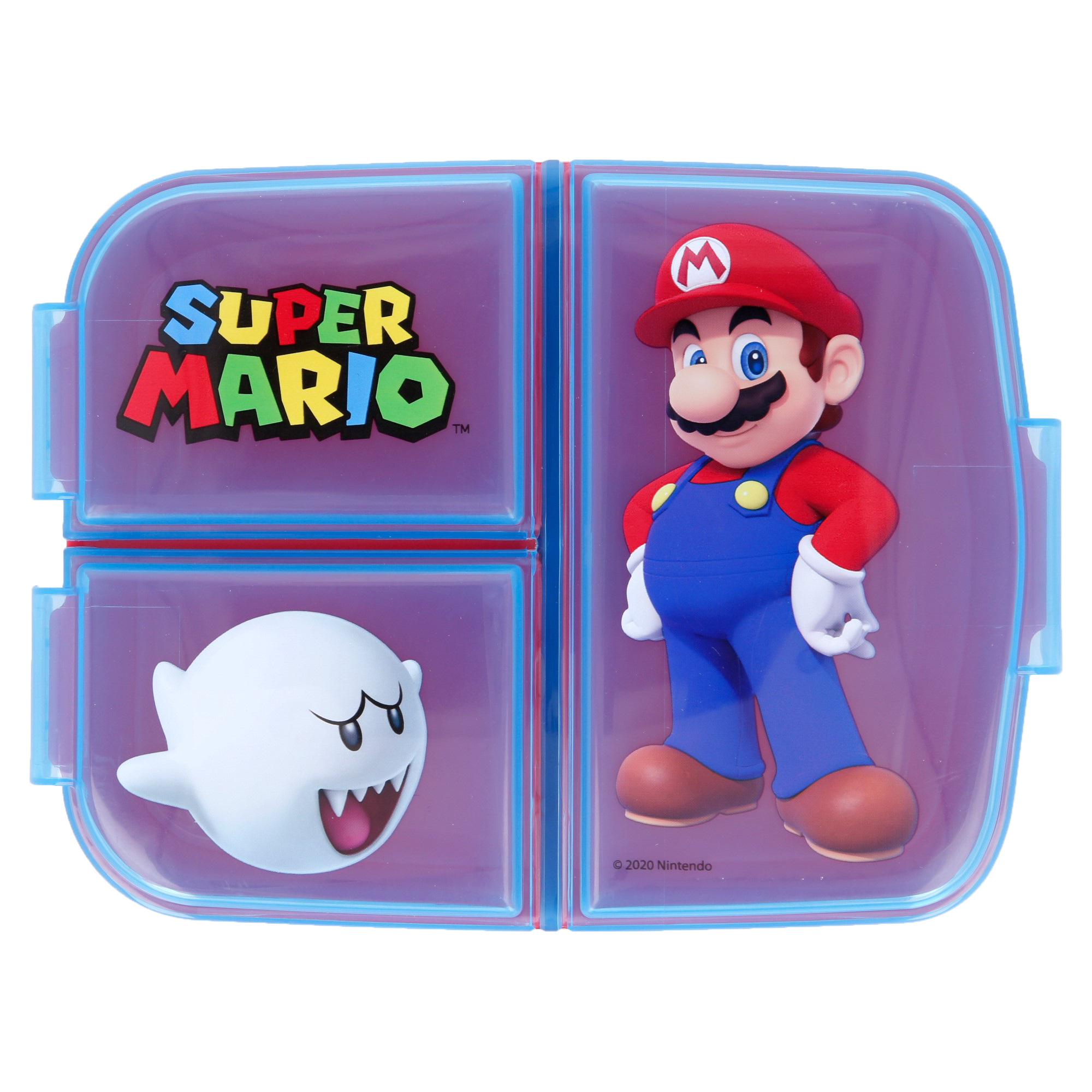 SUPER MARIO, Matboks med flere rom, 18 x 13 cm 