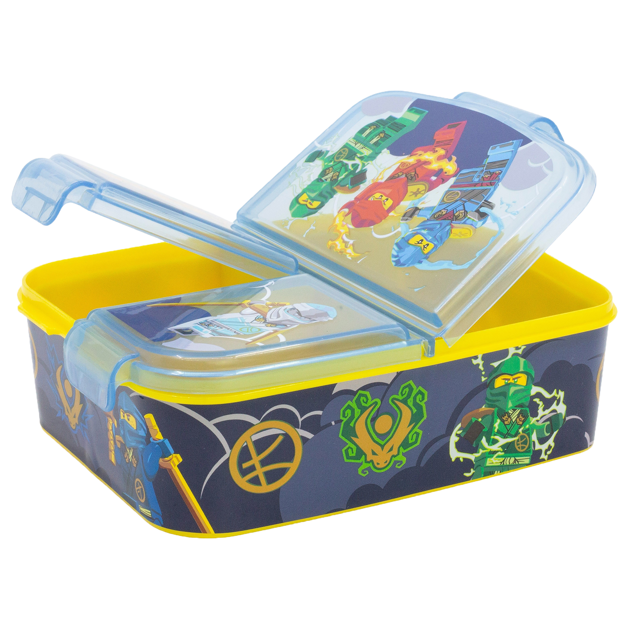 LEGO NINJAGO, Matboks med flere rom, 18 x 13 cm 
