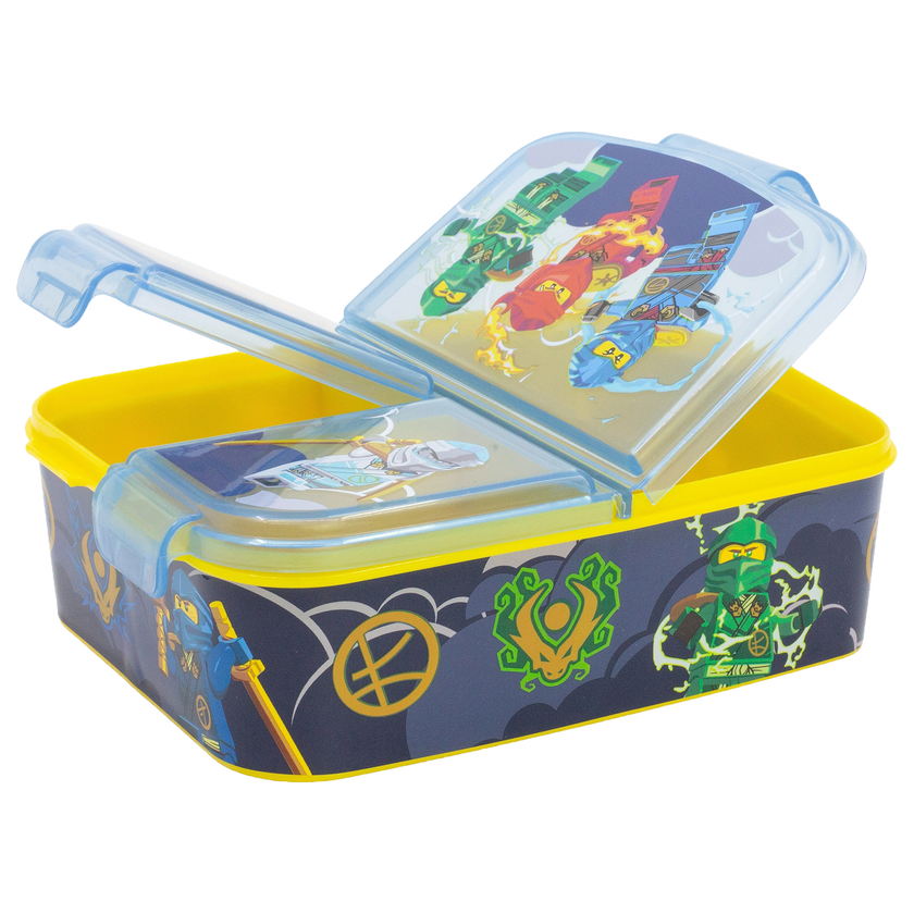 LEGO NINJAGO, Matboks med flere rom, 18 x 13 cm