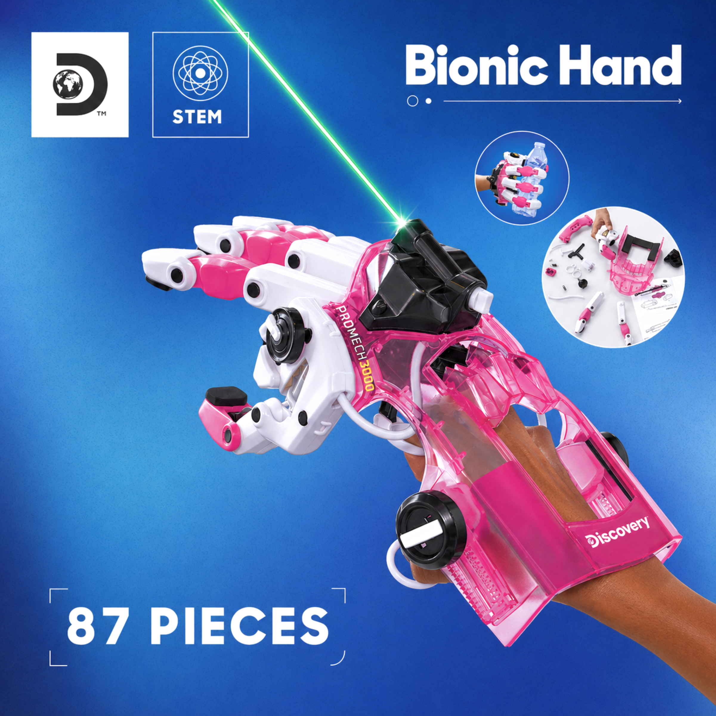Discovery Hydraulisk Robothand Rosa