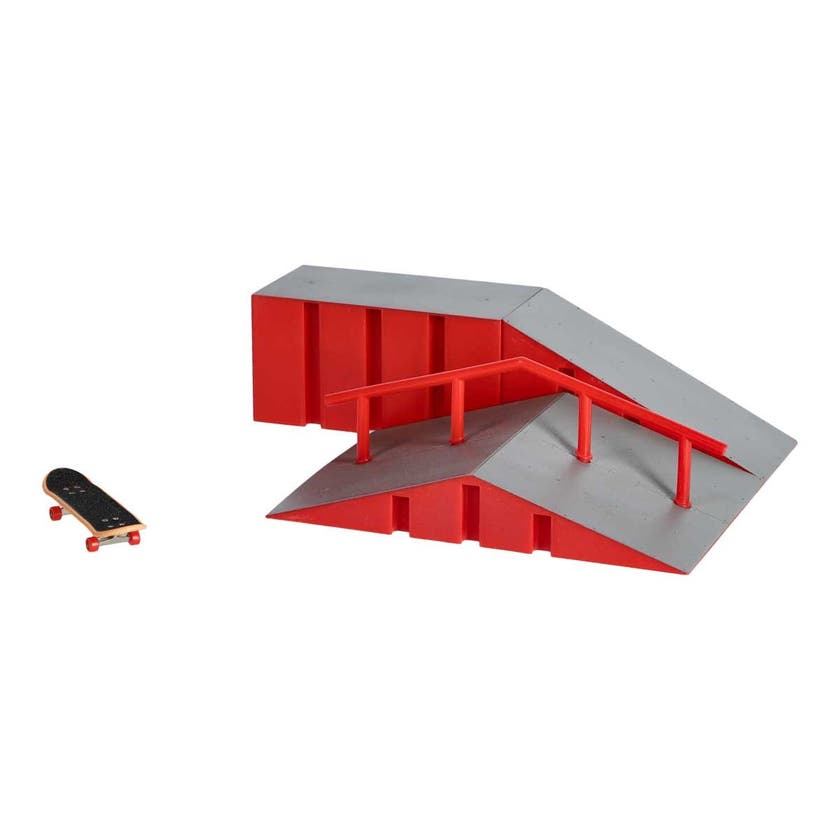 Skills Finger Board, Skatepark Med 1St Skateboard