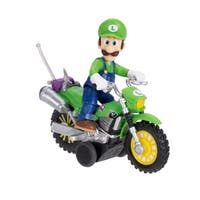 Super Mario Movie Luigi med motorsykkel 2,5 tomme