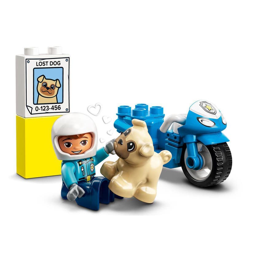LEGO DUPLO Town 10967, Politi motorsykkel