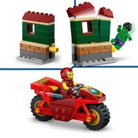 LEGO Marvel 76287, Iron Man med motorsykkel og Hulk