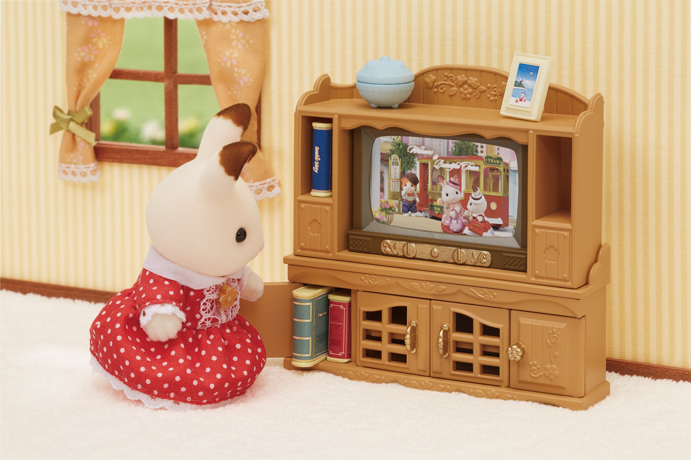 Sylvanian Families - Sofagruppe med TV-sett