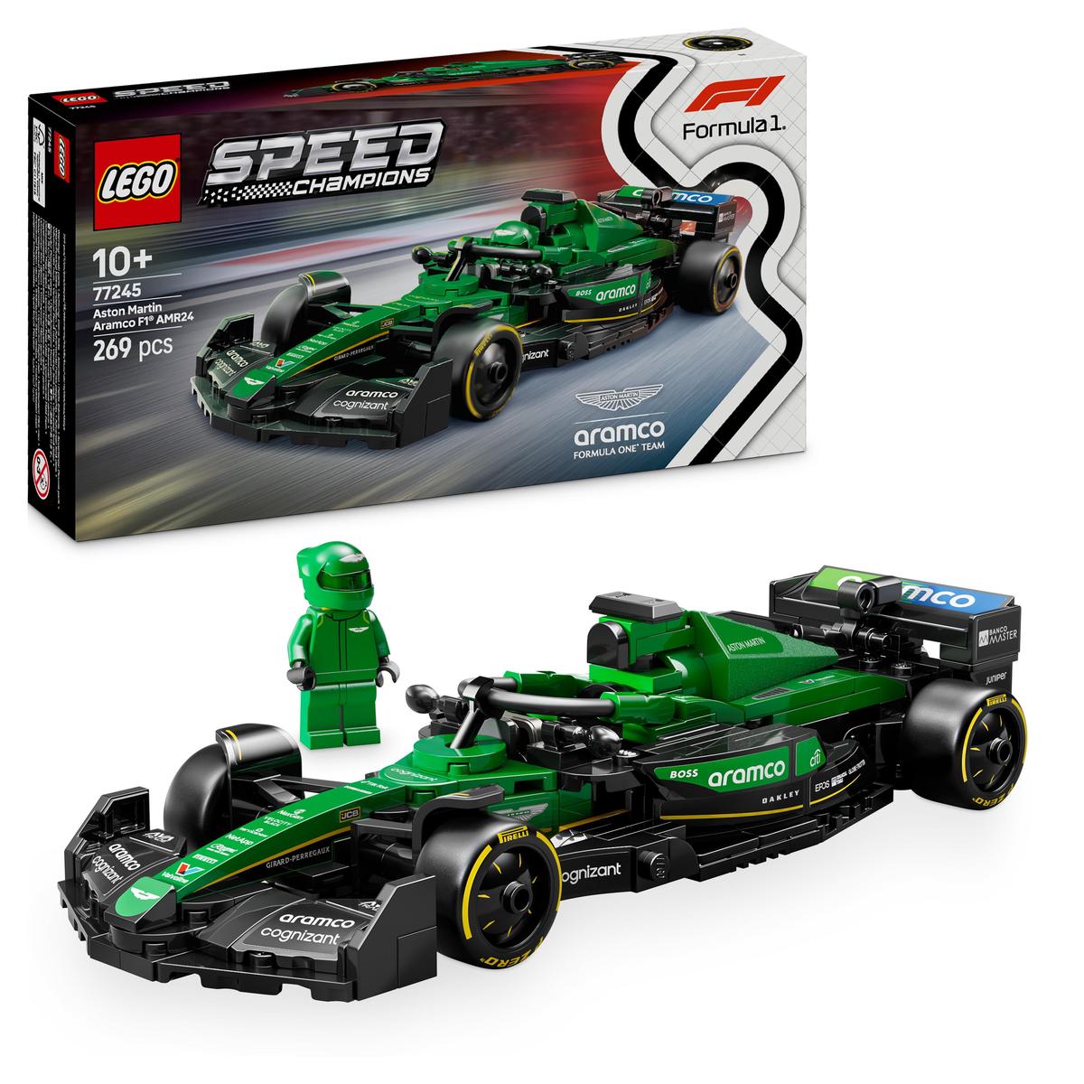 LEGO Speed Champions 77245, Aston Martin Aramco F1® AMR24 Racingbil