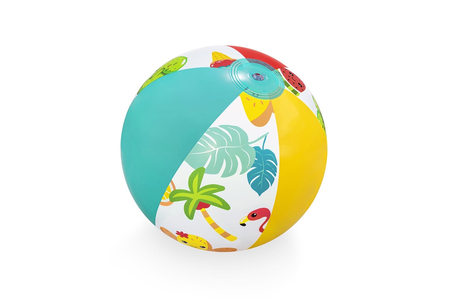 3-i-1 sett med basseng, bading sring & strandboll Ø122 cm