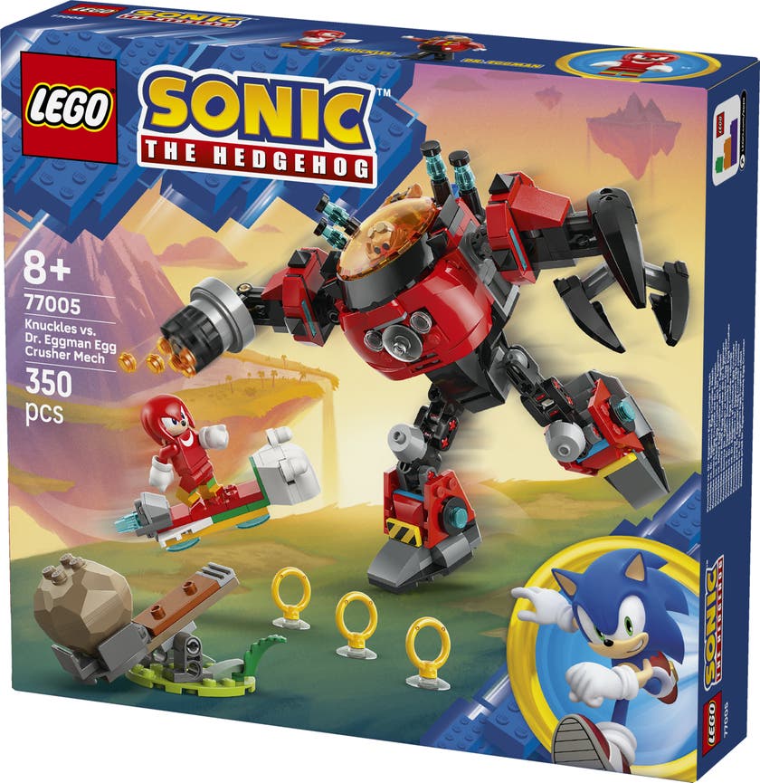 LEGO Sonic the Hedgehog™ 77005, Knuckles mot Dr. Eggmans Egg Crusher-robot