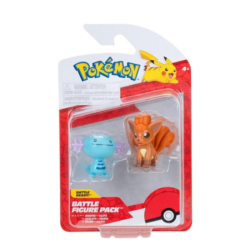 Pokemon, Kampfigur, Wooper & Vulpix