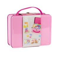 Plus-Plus BIG 3D Byggesett 70 deler i metallboks (Pastell)