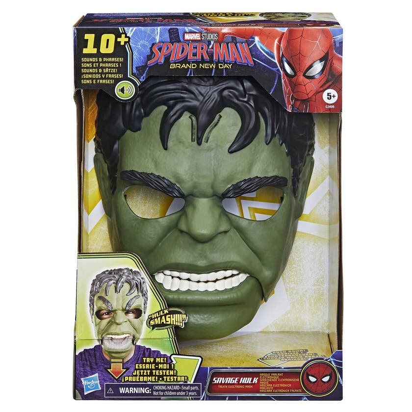 Spiderman Raging Hulk-maske