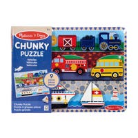 Wooden Chunky Puzzle Vehicles