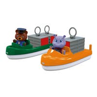 AquaPlay Container- & Transportbåt med Figurer