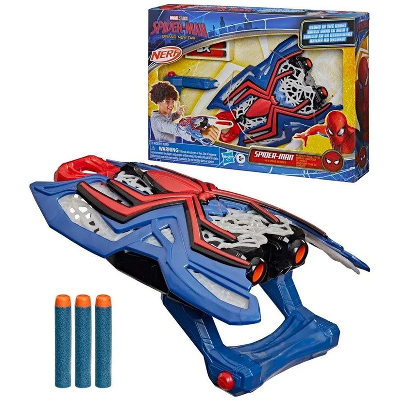 Spiderman Nerf Web Strike Glow Blaster